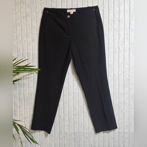 Michael Kors Black Dress Pants Size 6 Career Work Trousers Slim Fit